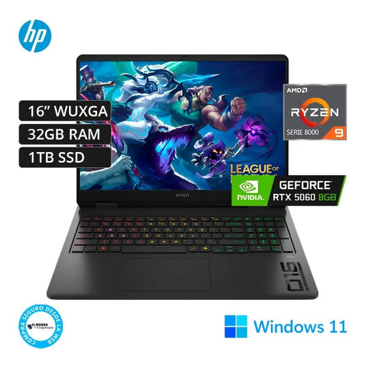 Dimensões do HP Omen 16